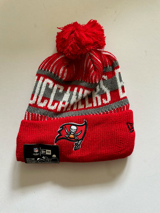 Tampa Bay Buccaneers NFL Bobble Beanie Multi Colour With Tags on