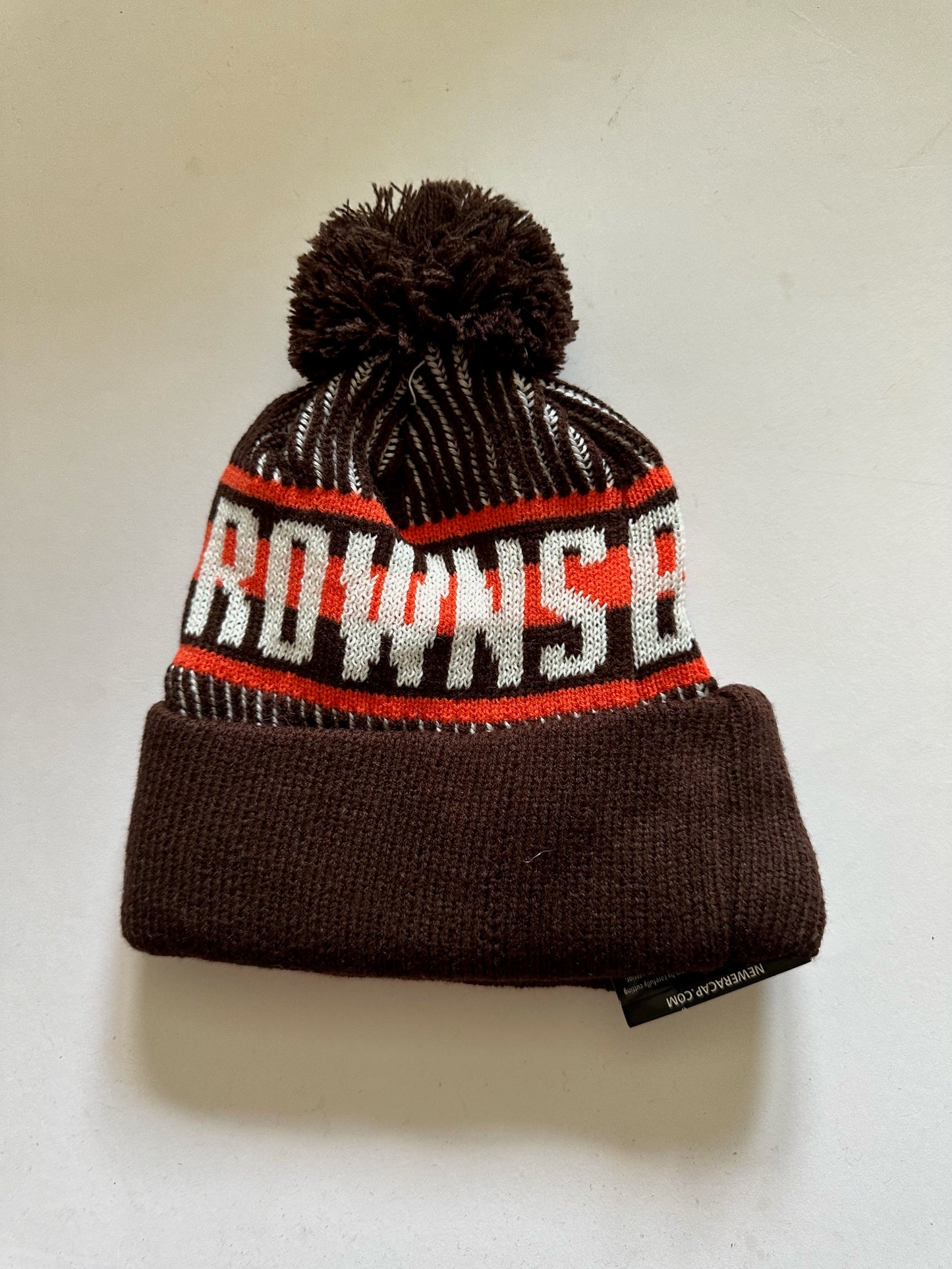 Cleveland Browns NFL Bobble Beanie Multi Colour With Tags on