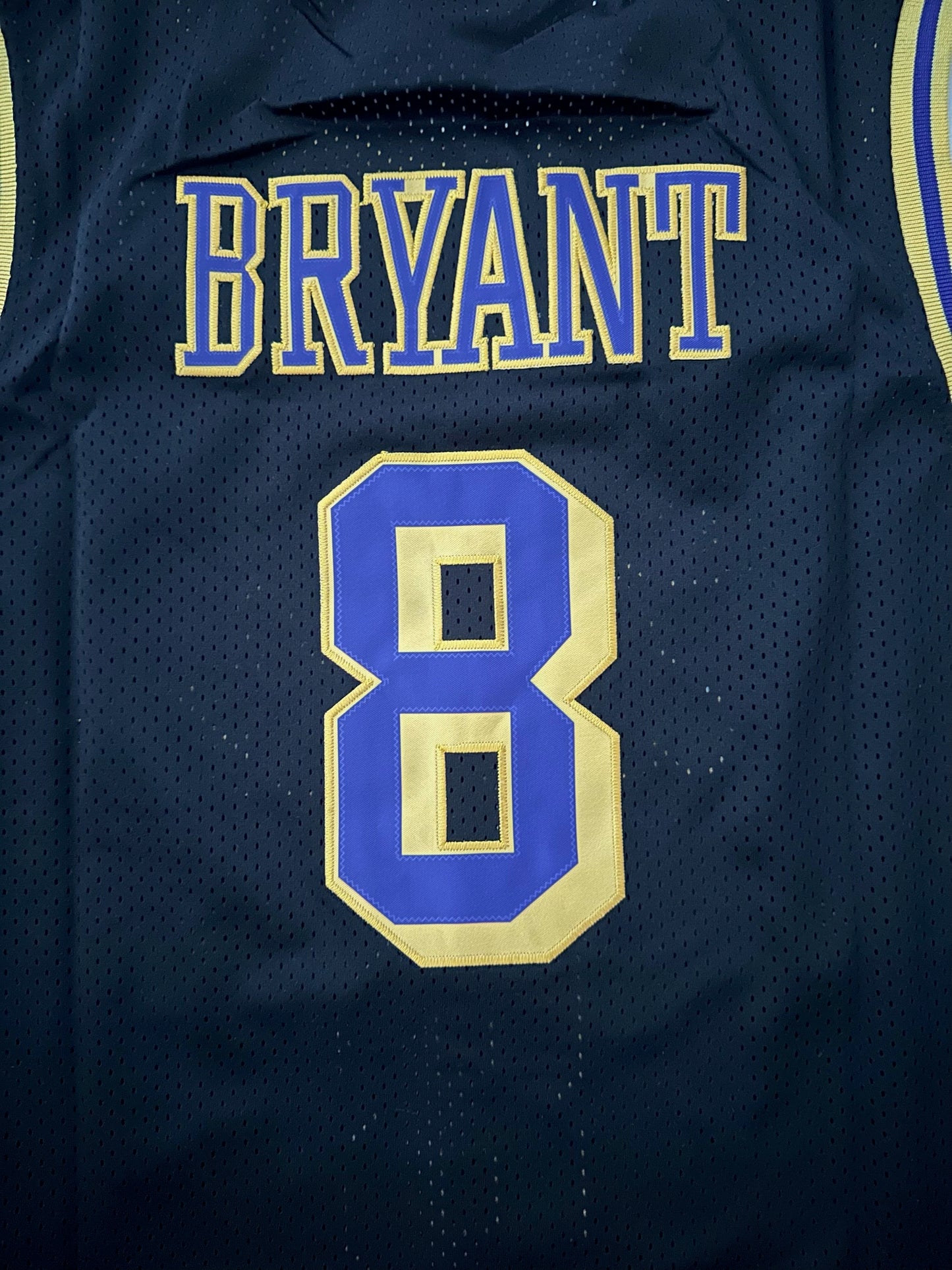 Los Angeles LA Lakers NBA Hardwood Classics Basketball Vest Large Bryant Black 8