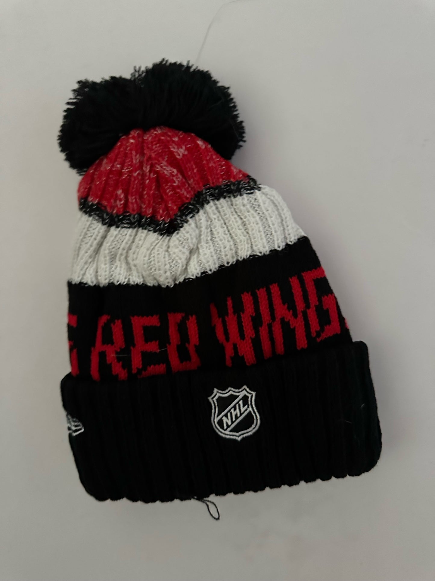 Detroit Red Wings NHL Bobble Beanie Multi Colour With Tags on