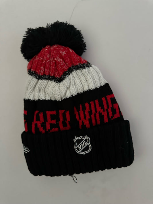 Detroit Red Wings NHL Bobble Beanie Multi Colour With Tags on