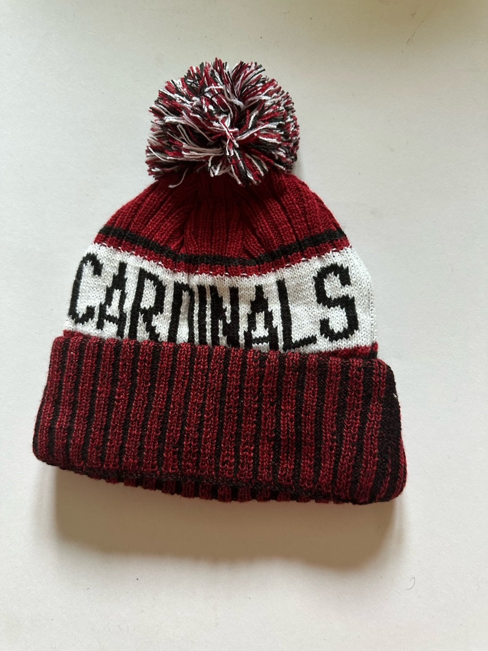 Arizona Cardinals NFL Bobble Beanie Multi Colour With Tags on