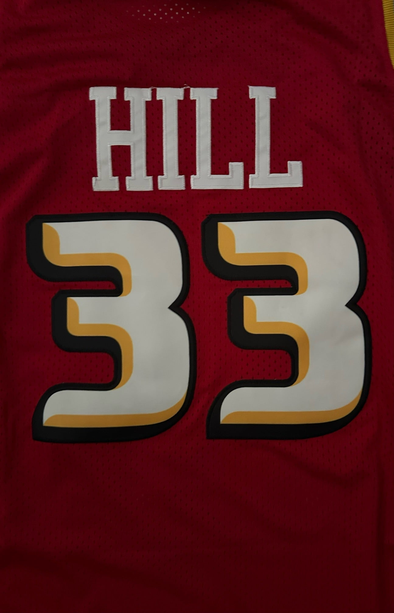 Detroit Pistons NBA Hardwood Classics Basketball Vest Large Hill 33