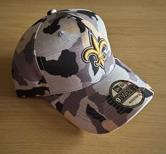 New Orleans Saints NFL Camo Baseball Cap Multicolour New With Sticker