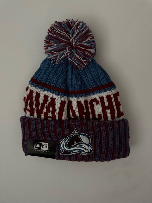 Colorado Avalanche NHL Bobble Beanie Multi Colour With Tags on