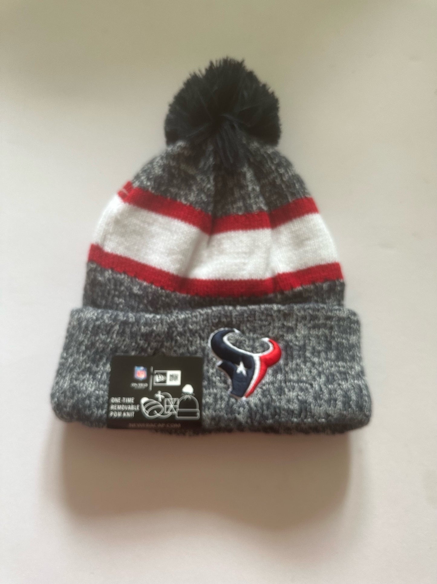 Houston Texans NFL Bobble Beanie Multi Colour With Tags on