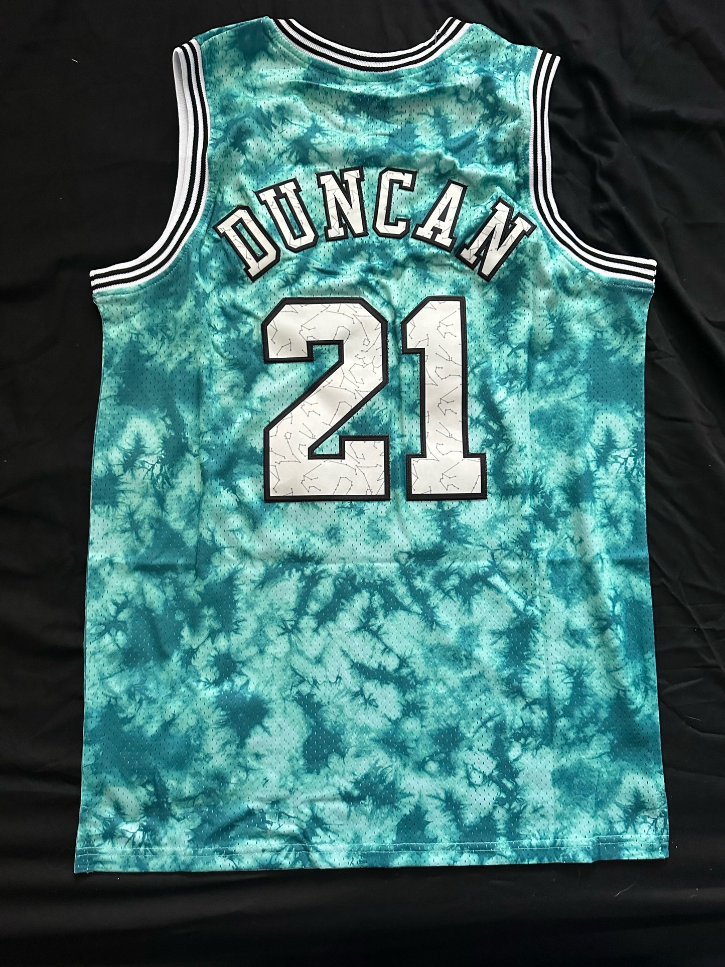 Retro Hardwood Classics San Antonio Spurs Duncan Basketball Vest Large