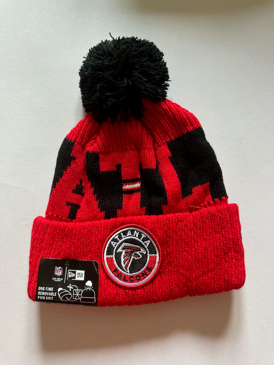 Atlanta Falcons NFL Bobble Beanie Multi Colour With Tags on