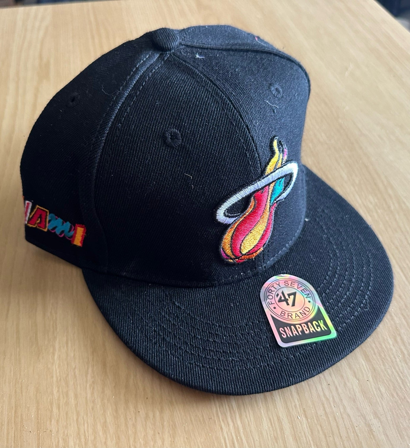 Miami Heat NBA SnapBack Baseball Cap Multicolour New With Sticker
