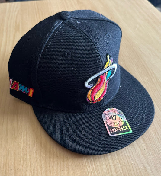 Miami Heat NBA SnapBack Baseball Cap Multicolour New With Sticker