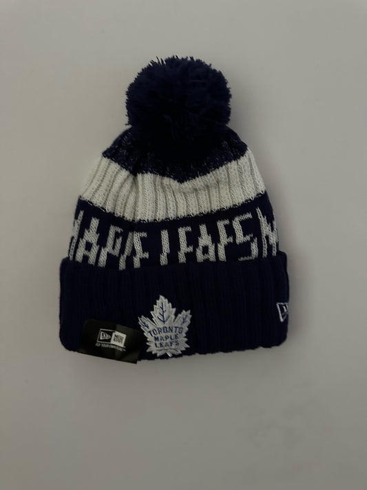 Toronto Maple Leafs NHL Bobble Beanie Multi Colour With Tags on