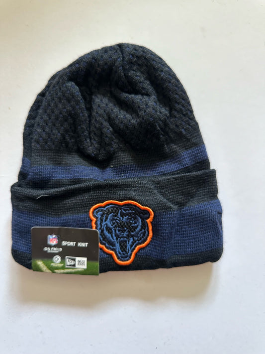 Chicago Bears NFL Bobble Beanie Multi Colour With Tags on