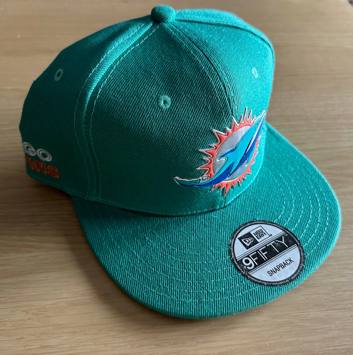 Miami Dolphins NFL SnapBack Baseball Cap Multicolour New With Sticker