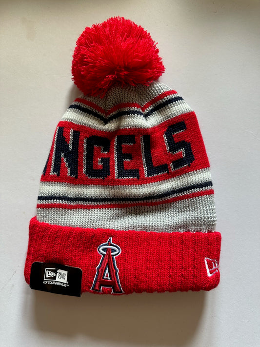 Los Angeles LA Angels MLB Bobble Beanie Multi Colour With Tags on