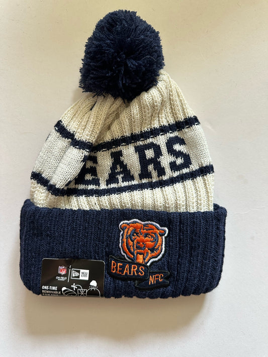 Chicago Bears NFL Bobble Beanie Multi Colour With Tags on