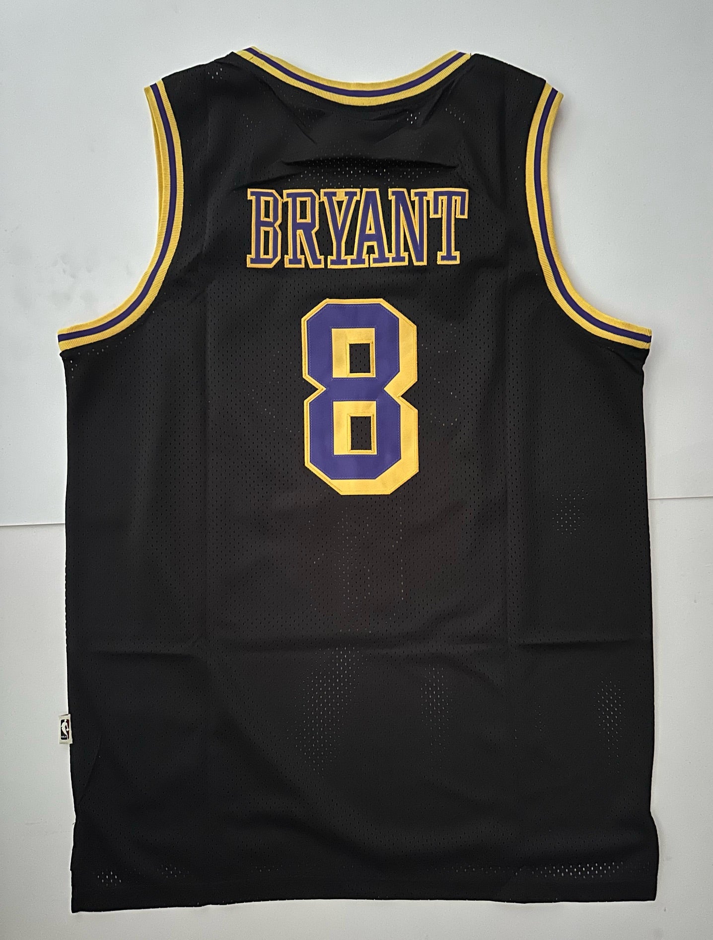 Los Angeles LA Lakers NBA Hardwood Classics Basketball Vest Large Bryant Black 8