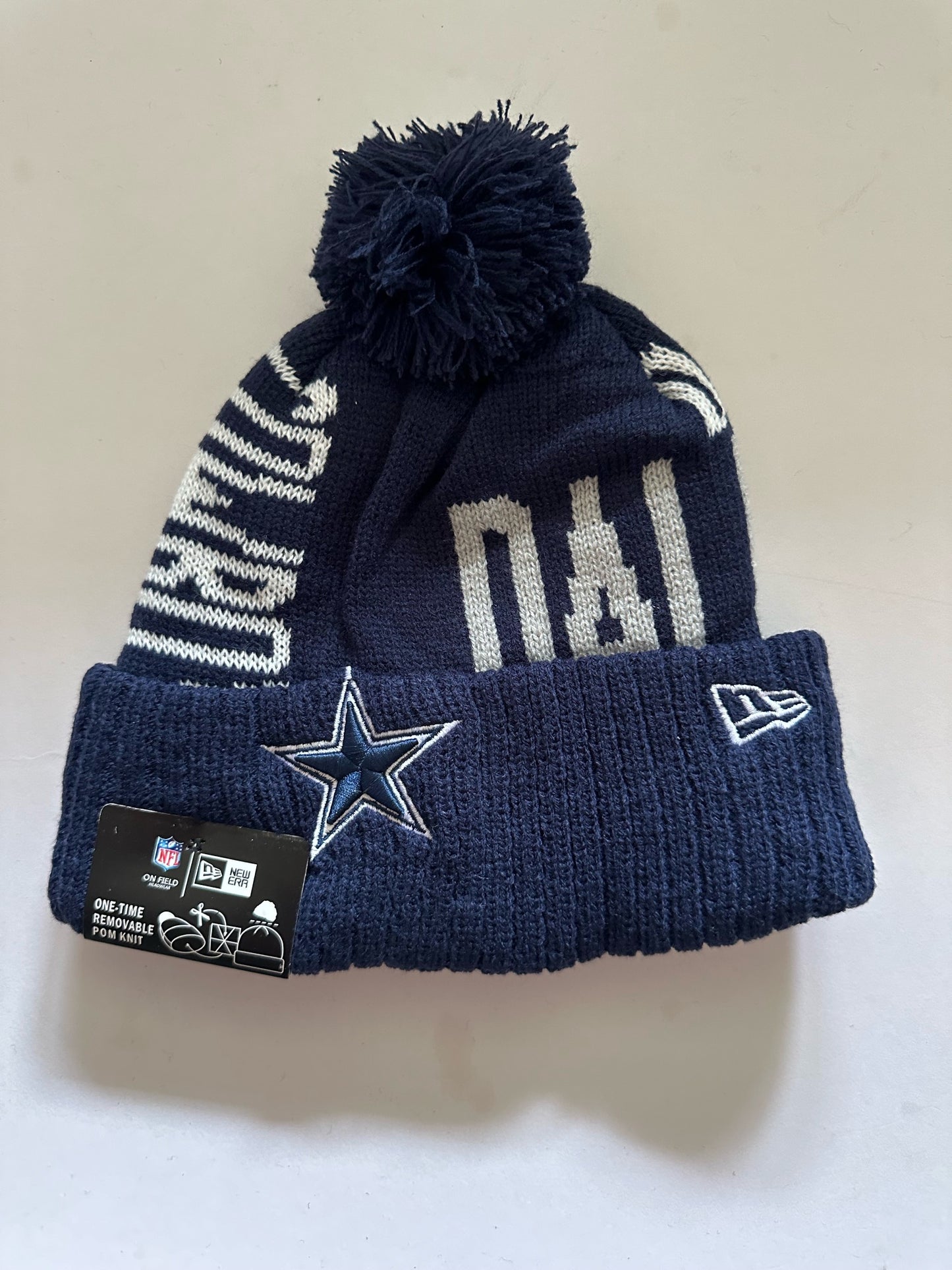Dallas Cowboys NFL Bobble Beanie Multi Colour With Tags on