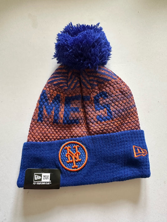 New York Mets MLB Bobble Beanie Multi Colour With Tags on