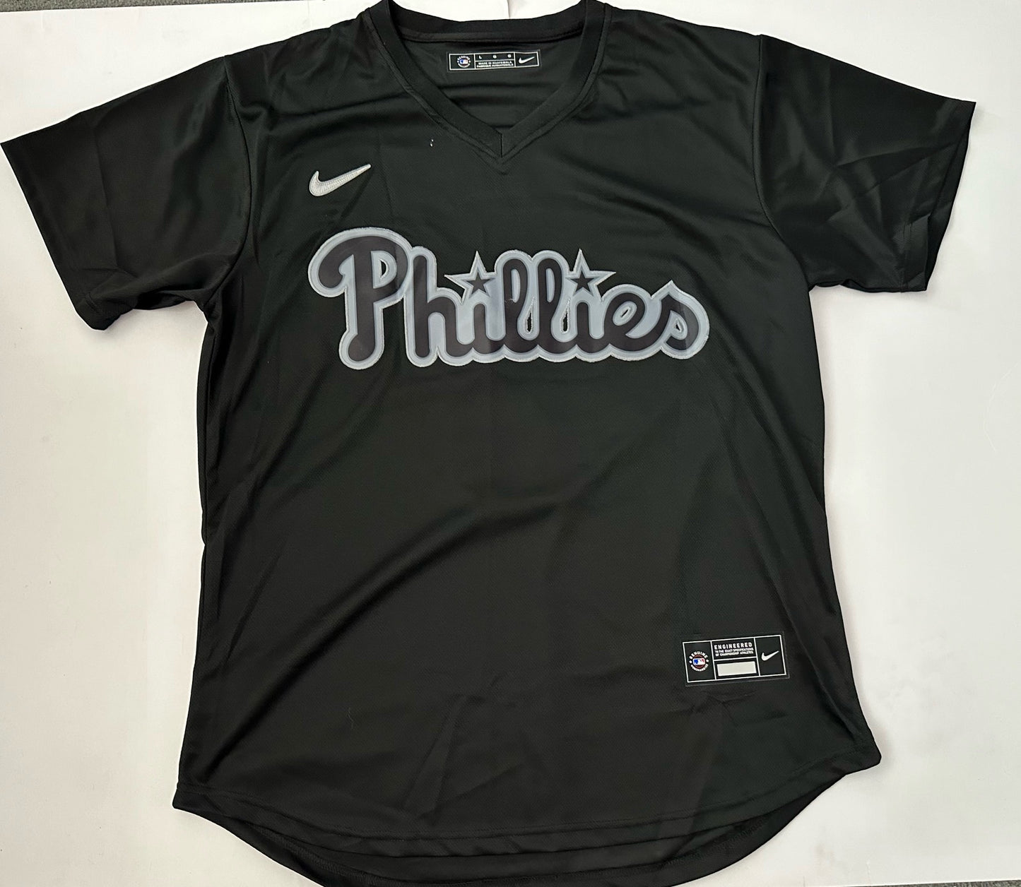 Philadelphia Phillies MLB Baseball Shirt Large Harper 3 Black