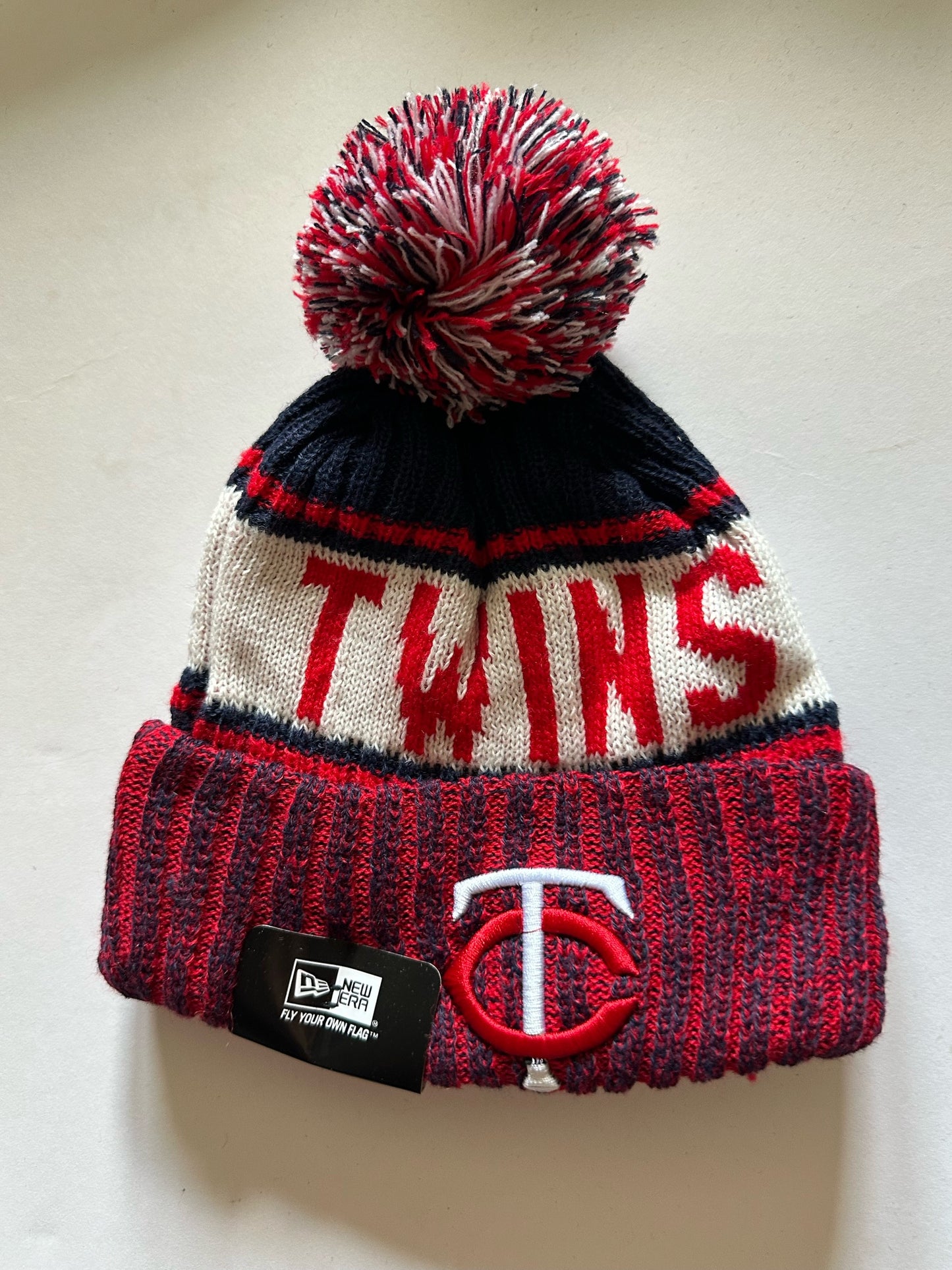 Minnesota Twins MLB Bobble Beanie Multi Colour With Tags on