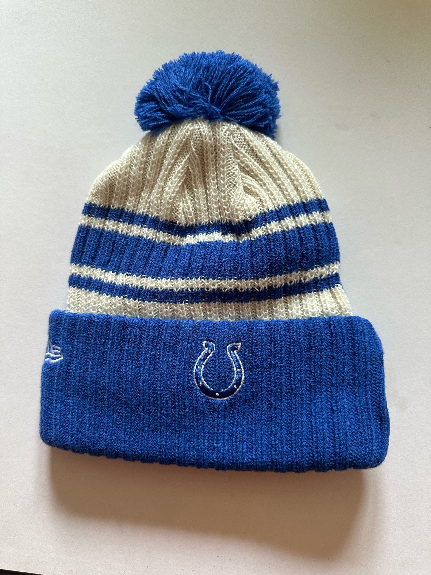 Indianapolis Colts NFL Bobble Beanie Multi Colour With Tags on