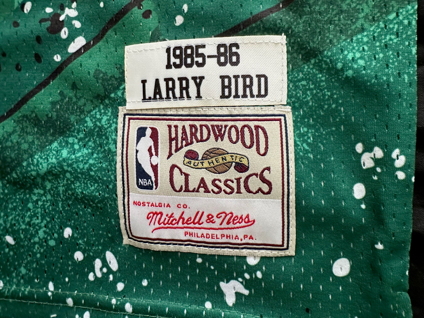 Retro Hardwood Classics Boston Celtics Bird Basketball Vest Large