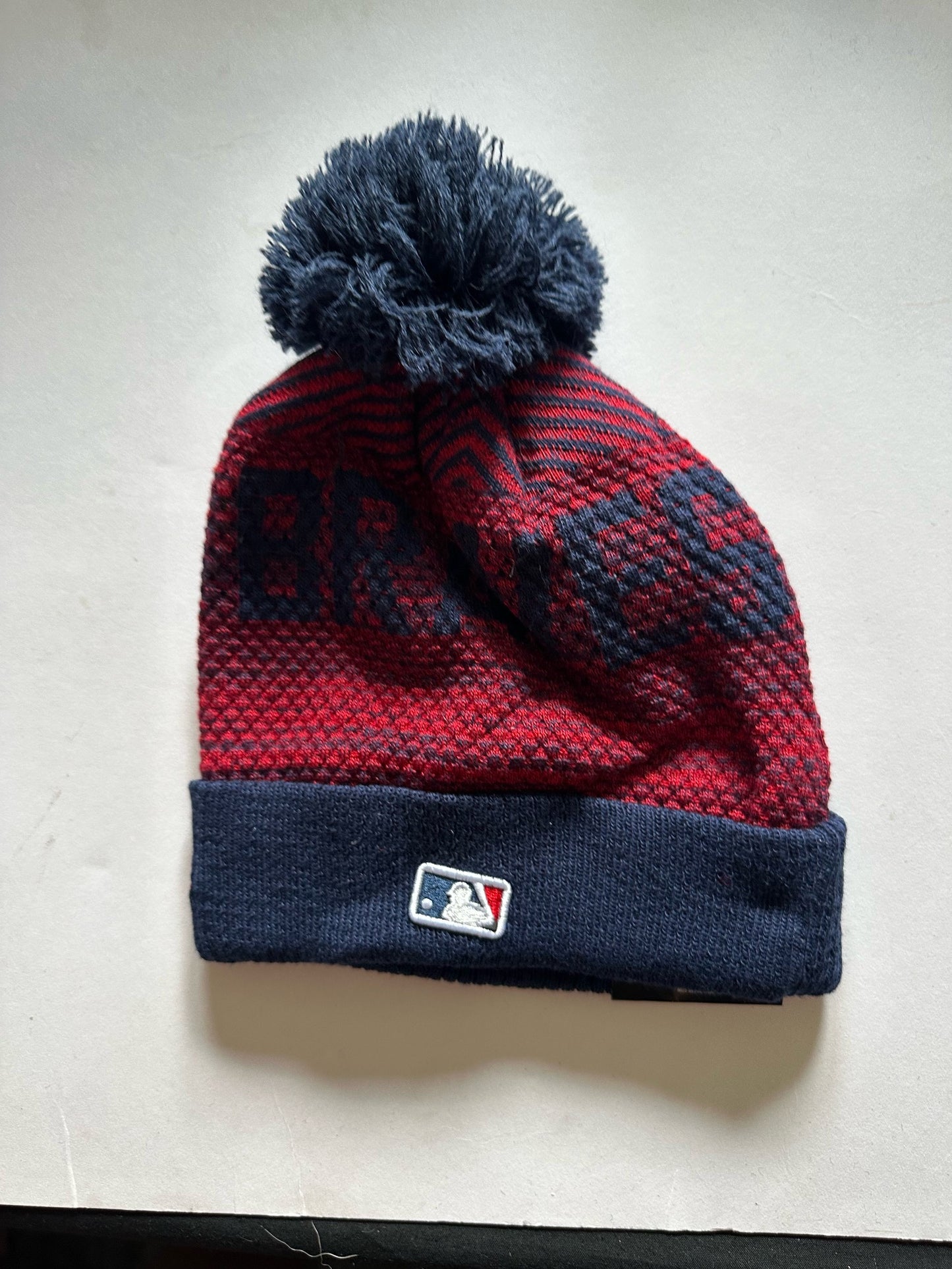 Atlanta Braves MLB Bobble Beanie Multi Colour With Tags on