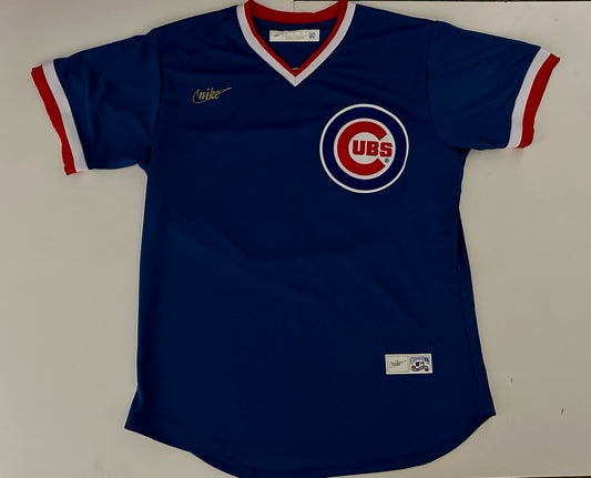 Chicago Cubs MLB Baseball Shirt Large Maddux 31 Blue