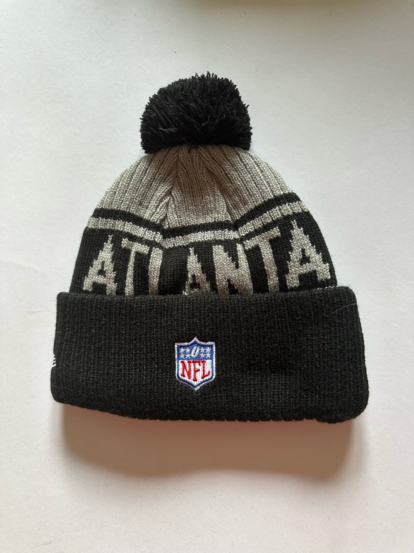 Atlanta Falcons NFL Bobble Beanie Multi Colour With Tags on