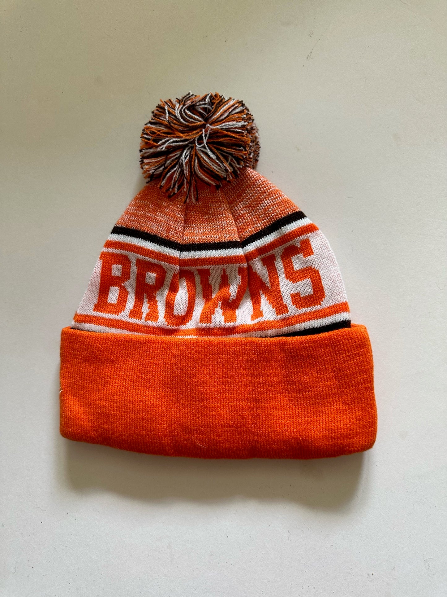 Cleveland Browns NFL Bobble Beanie Multi Colour With Tags on