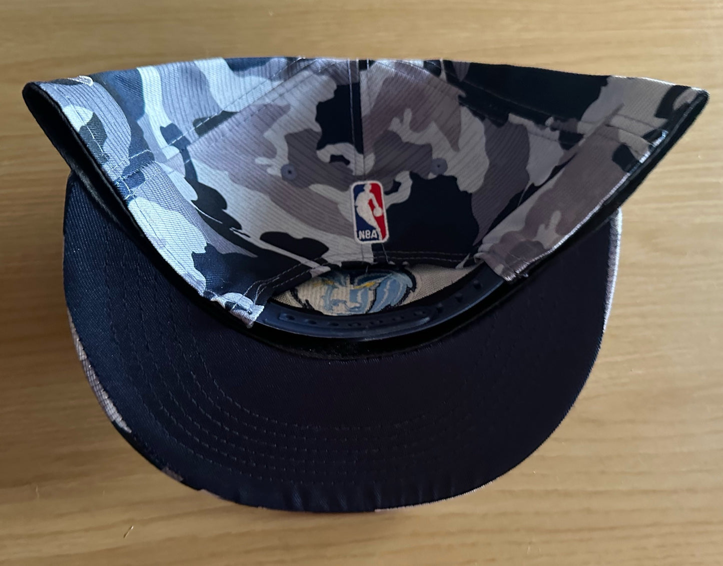 Memphis Grizzlies NBA SnapBack Camo Baseball Cap Multicolour New With Sticker