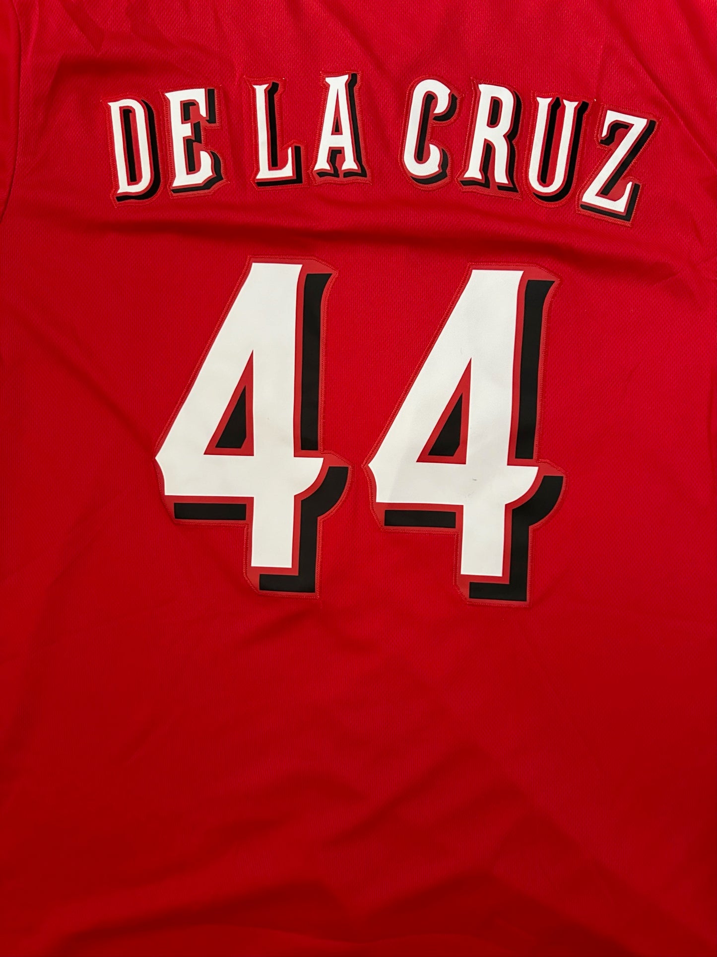 Cincinnati Reds De La Cruz MLB Baseball Shirt Large 44 Red