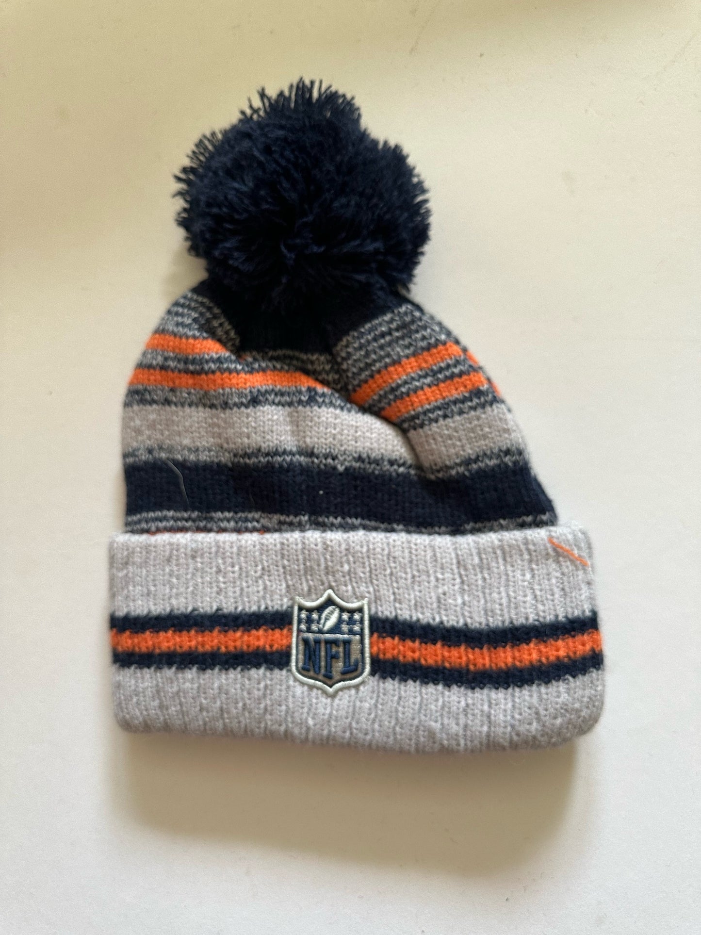 Chicago Bears NFL Bobble Beanie Multi Colour With Tags on