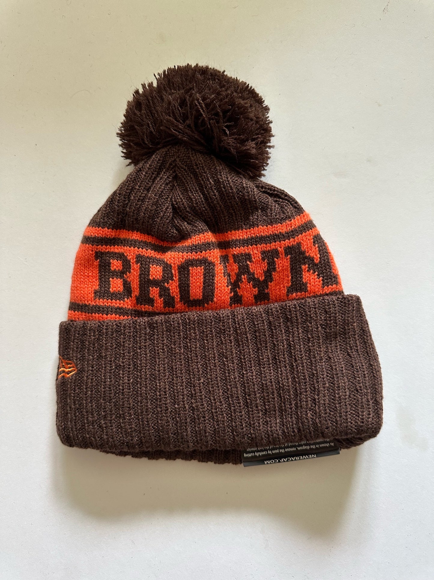Cleveland Browns NFL Bobble Beanie Multi Colour With Tags on