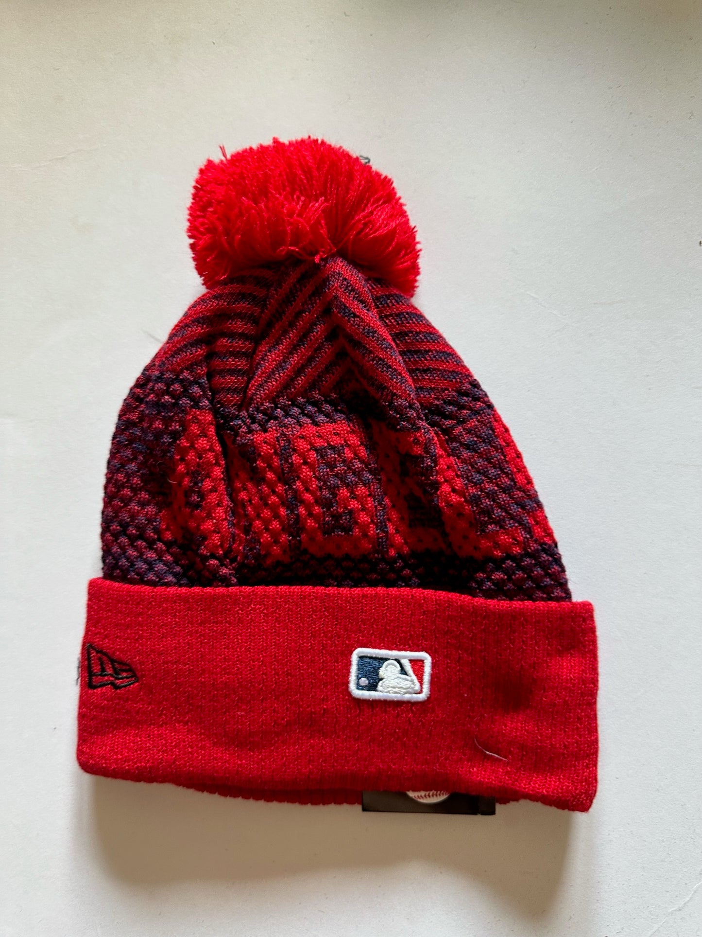 Los Angeles LA Angels MLB Bobble Beanie Multi Colour With Tags on