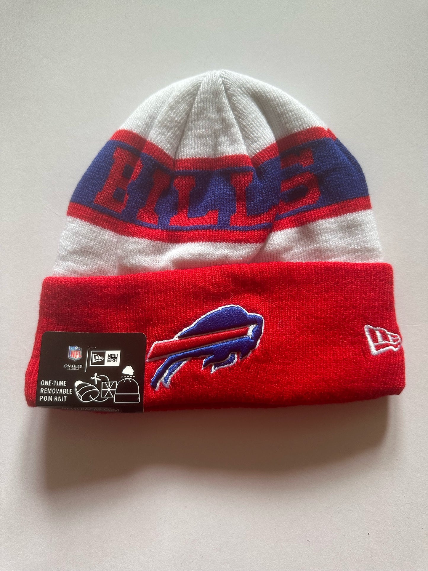 Buffalo Bills NFL Bobble Beanie Multi Colour With Tags on