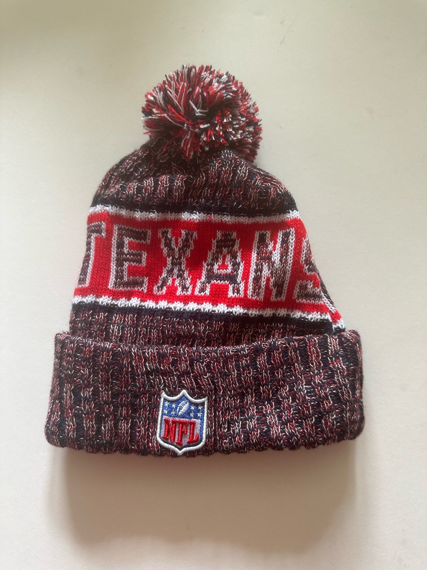 Houston Texans NFL Bobble Beanie Multi Colour With Tags on