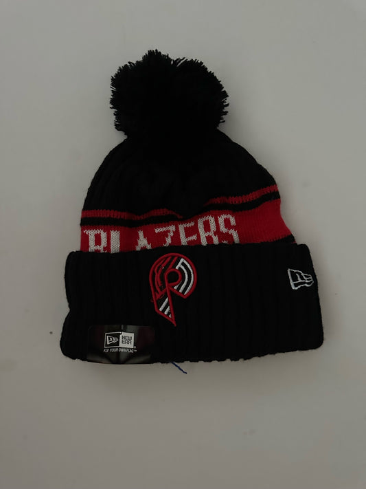 Portland Trailblazers NBA Bobble Beanie Multi Colour With Tags on