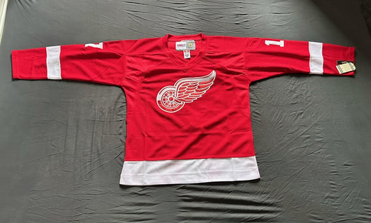 CCM Detroit Red Wings Hull Hockey Shirt Large