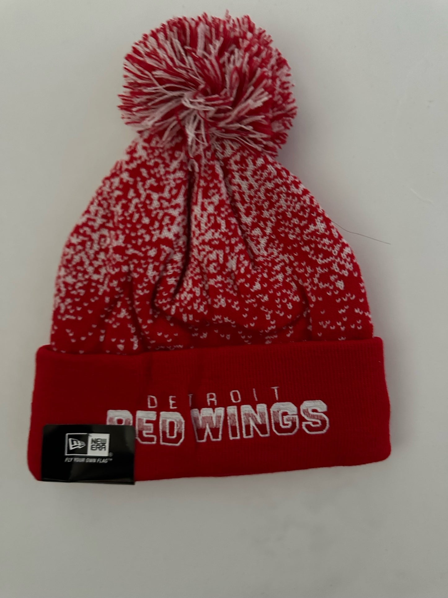 Detroit Red Wings NHL Bobble Beanie Multi Colour With Tags on