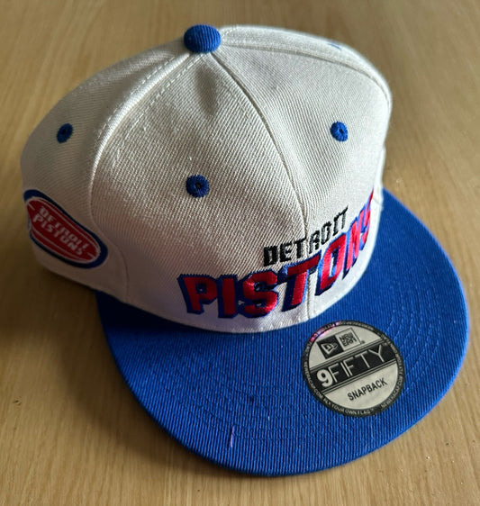 Detroit Pistons NBA SnapBack Baseball Cap Multicolour New With Sticker