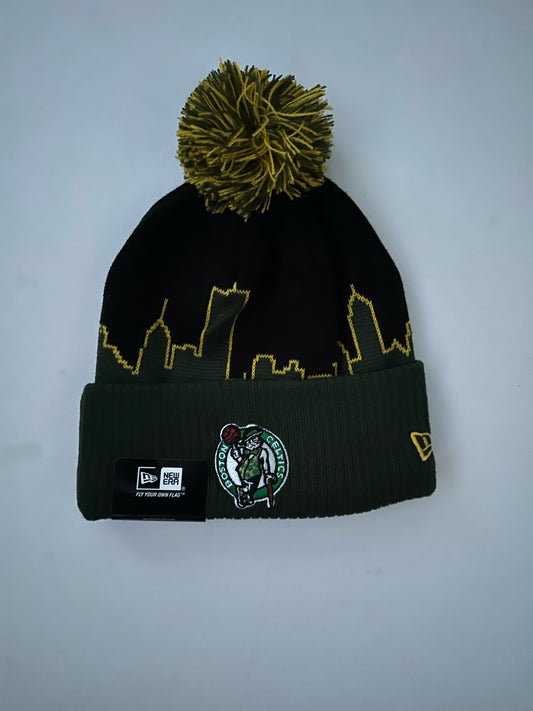 Boston Celtics NBA Bobble Beanie Multi Colour With Tags on