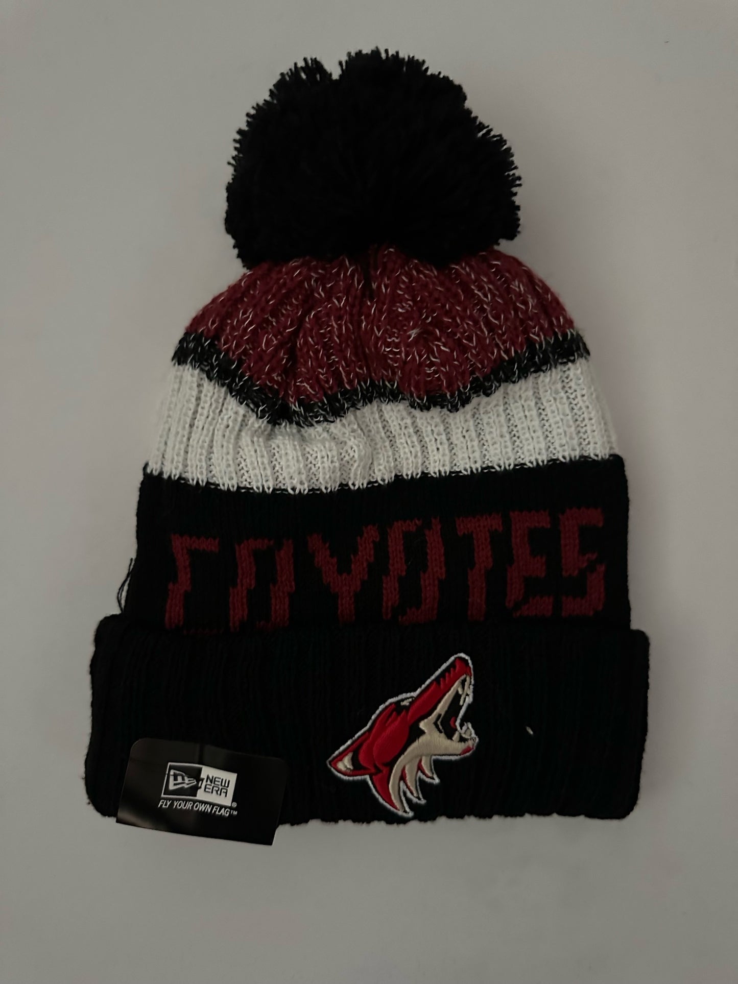 Arizona Coyotes NHL Bobble Beanie Multi Colour With Tags on