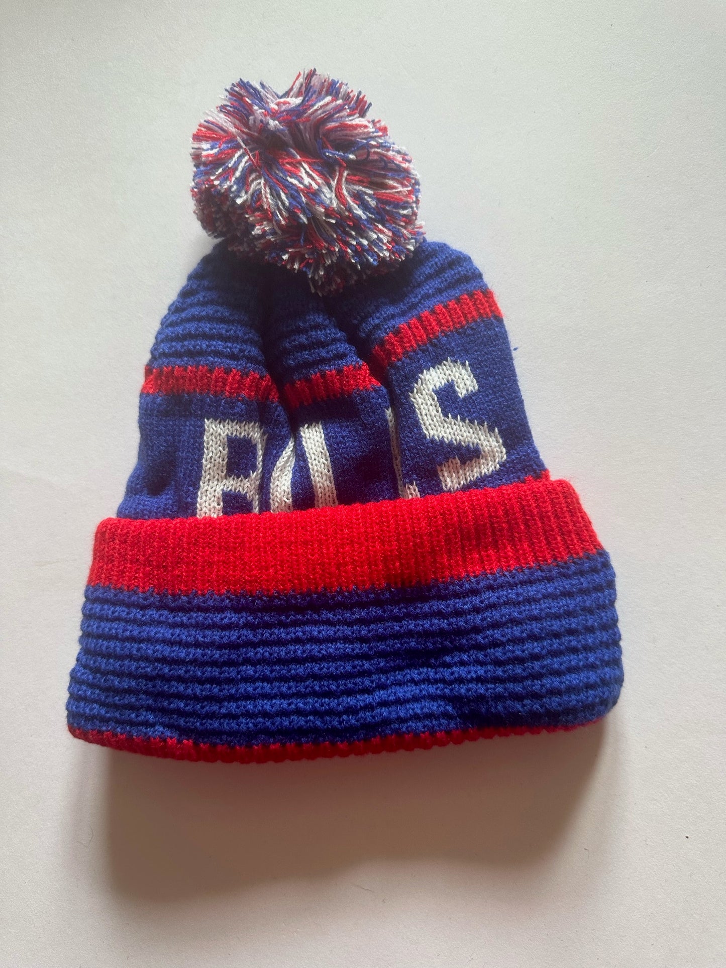 Buffalo Bills NFL Bobble Beanie Multi Colour With Tags on