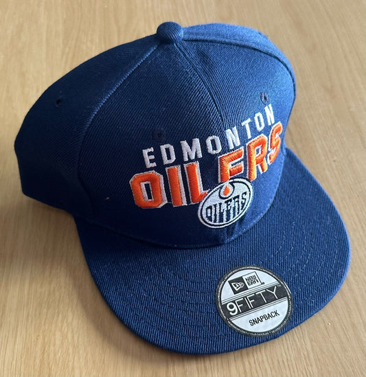 Edmonton Oilers NHL SnapBack Baseball Cap Multicolour New With Sticker