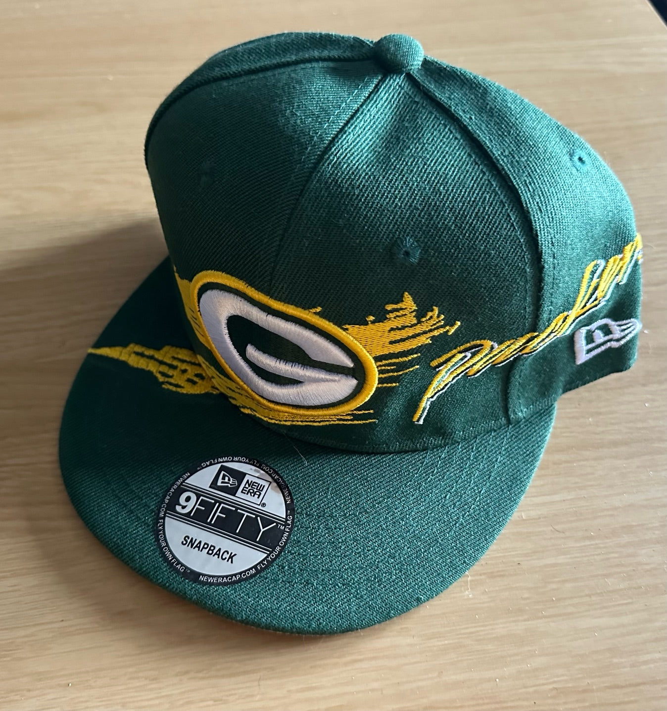 Green Bay Packers NFL SnapBack Baseball Cap Multicolour New With Sticker