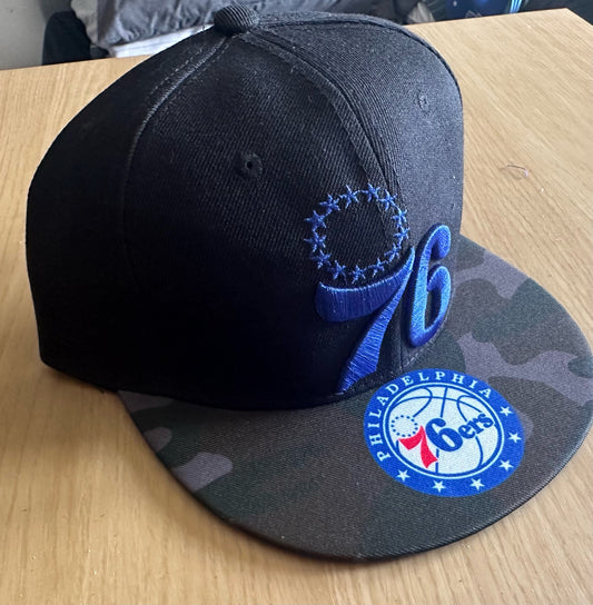 Philadelphia 76ers NBA SnapBack Baseball Cap Multicolour New With Sticker