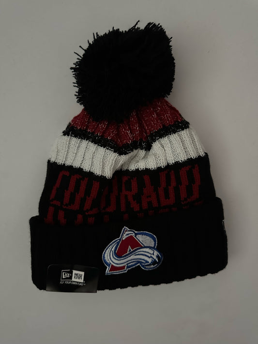 Colorado Avalanche NHL Bobble Beanie Multi Colour With Tags on