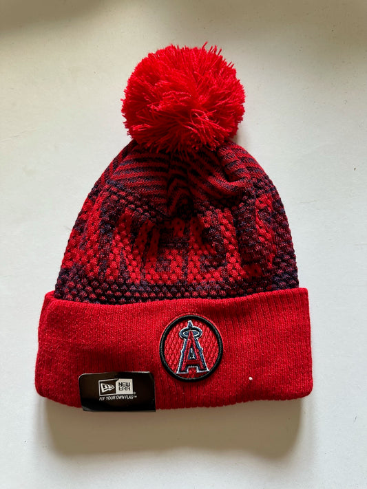 Los Angeles LA Angels MLB Bobble Beanie Multi Colour With Tags on