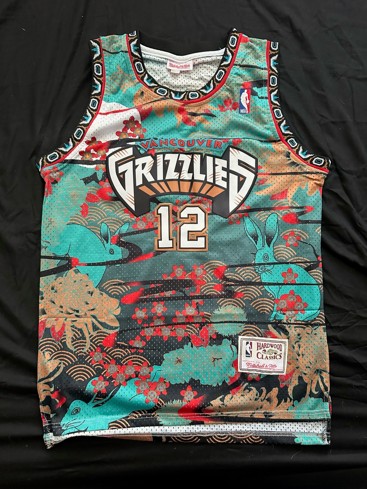 Retro Hardwood Classics Memphis/Vancouver Grizzlies Morant Basketball Vest Large